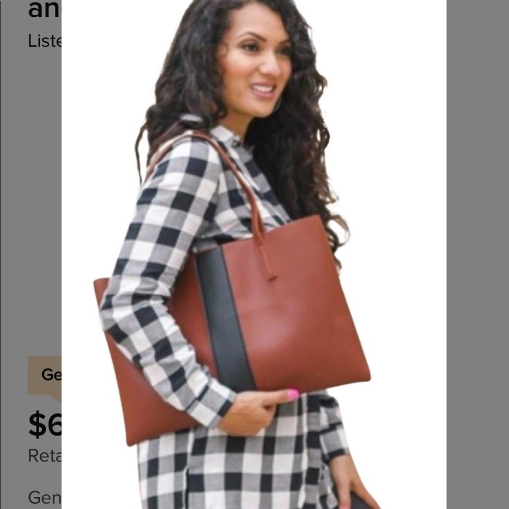 Fabfitfun vegan leather Vince Camuto bag like new